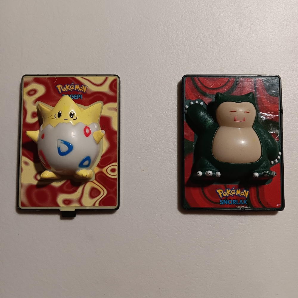 Pokemon 2000Burger King Toy Bundle. Pikachu, Togepi, Snorlax, Gengar, Jigglypuff